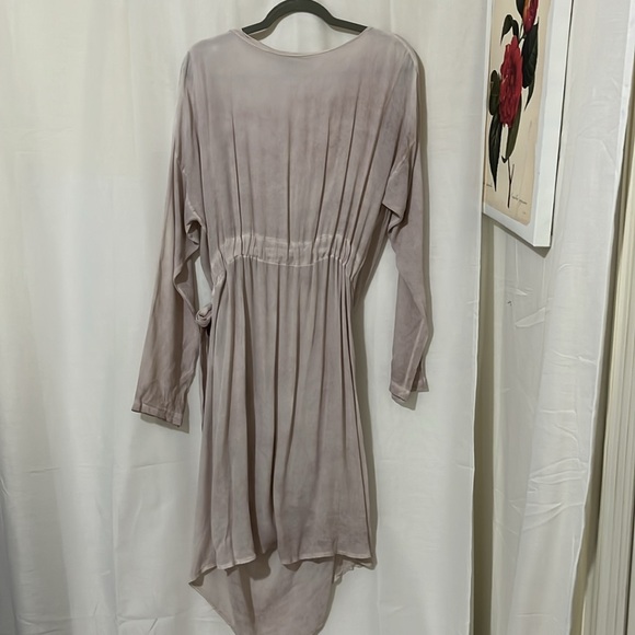 NU Denmark 30% Silk Pink Faux Wrap Dress a231 - Picture 6 of 6